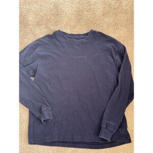 YoungLA 450 Cloud Foam Long Sleeve Shirt Navy Blue Men’s M Used